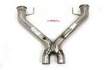 3" X-Pipe Polished 304 Stainless Steel